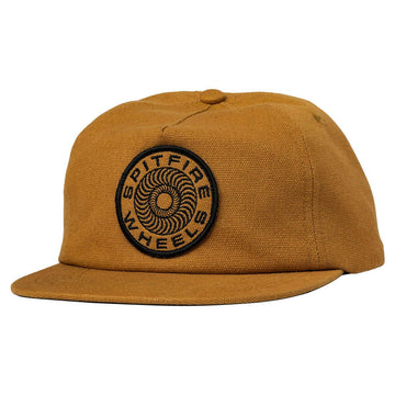 Spitfire - Classic 87 Swirl Patch Snapback Dark Tan.