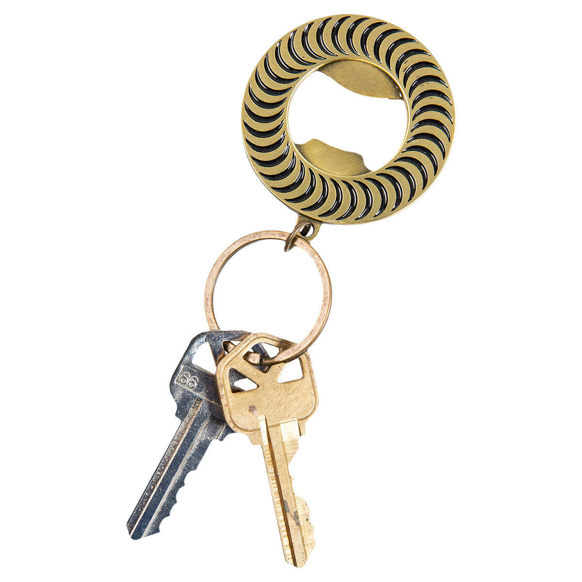 Spitfire - Classic Swirl Bottle Opener Keychain.