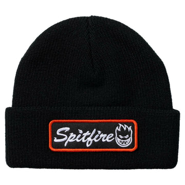 Spitfire - Courier Patch Cuff Beanie Black.
