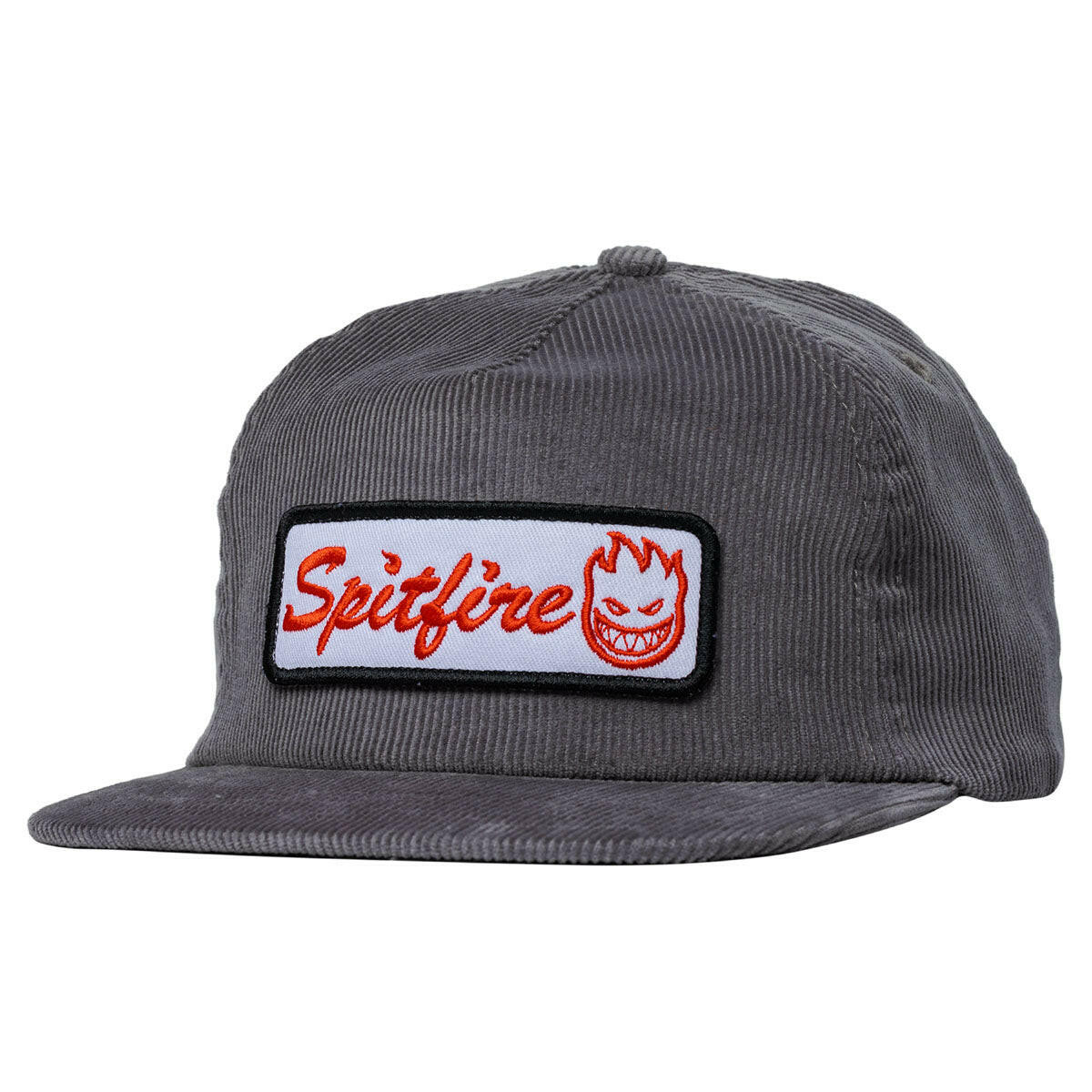 Spitfire - Courier Patch Snapback Charcoal/White.