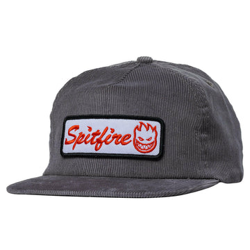Spitfire - Courier Patch Snapback Charcoal/White.