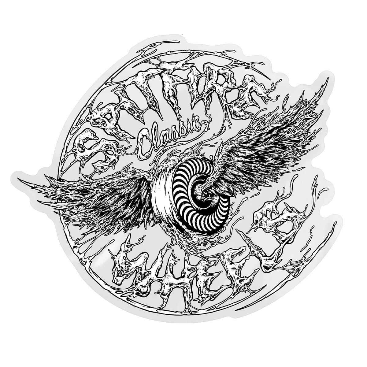 Spitfire - Decay Wings 7" Sticker.