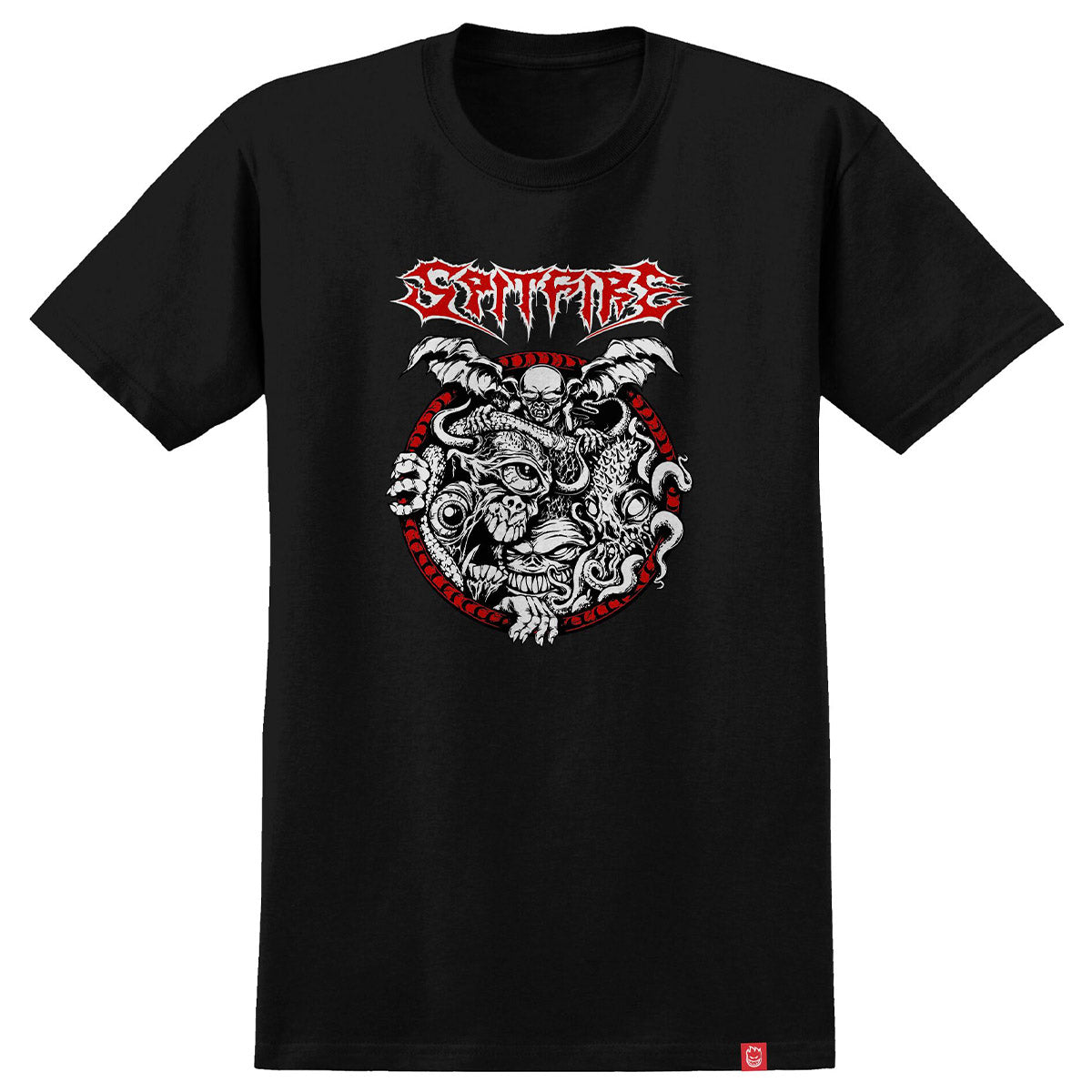 Spitfire - Demon Gate Tee Black.