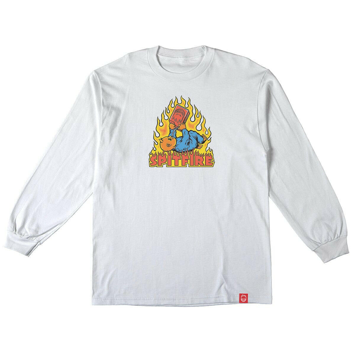 Spitfire - Demonseed L/S Tee White.