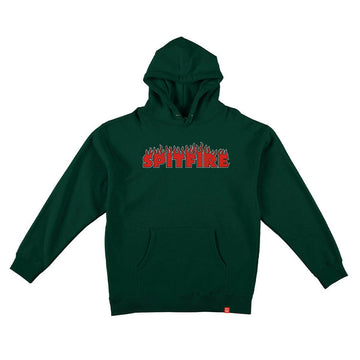Spitfire - Demonseed Script Youth Hoodie Alpine Green.