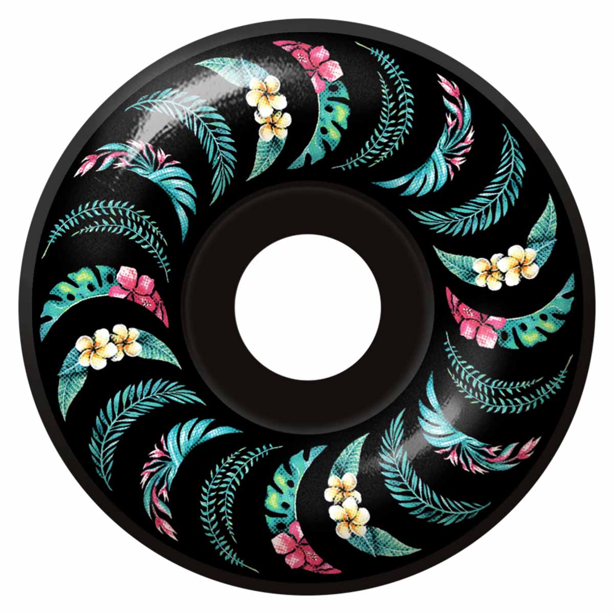 Spitfire F4 Floral Black Classic 55MM 99A Skateboard Wheels