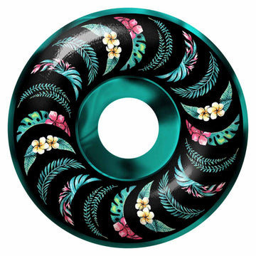 Spitfire F4 Floral Teal Classic 53MM 99A Skateboard Wheels