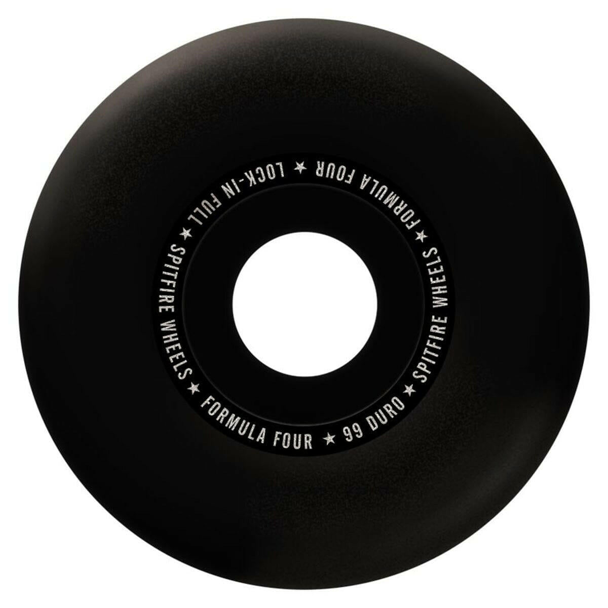 Spitfire - F4 Lock In Full Black 57MM 99A Skateboard Wheels.
