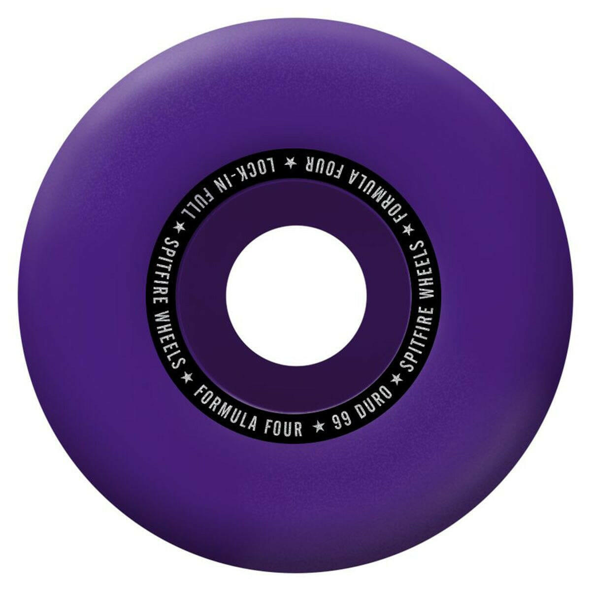 Spitfire - F4 Lock In Full Purple 54MM 99A Skateboard Wheels.