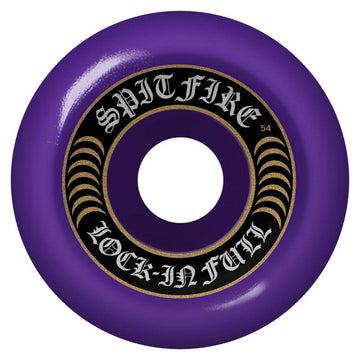 Spitfire - F4 Lock In Full Purple 54MM 99A Skateboard Wheels.