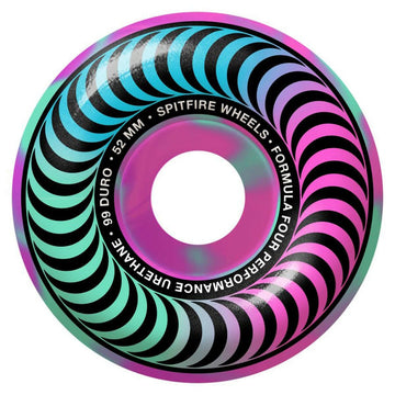 Spitfire - F4 Multi Swirl Classic 52MM 99A Skateboard Wheels.