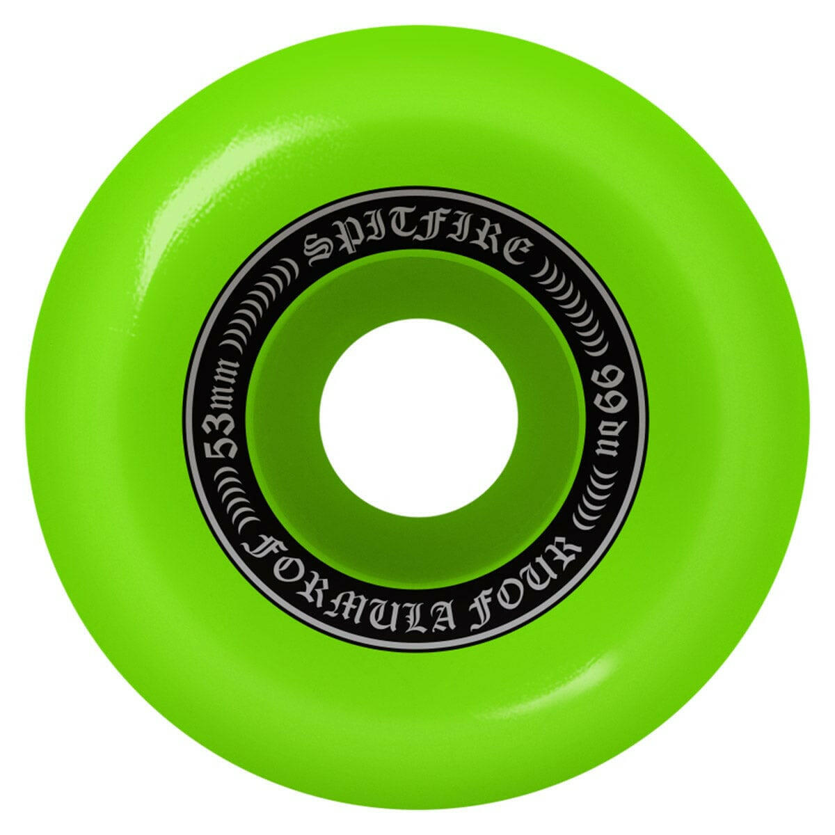 Spitfire - F4 OG Classics Green 53MM 99A Skateboard Wheels.