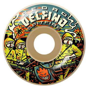 Spitfire - F4 Pedro Delfino Classic 54MM 99A Skateboard Wheels.