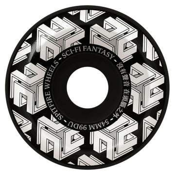 Spitfire - F4 Sci-Fi Dyson Conical 54MM 99A Skateboard Wheels.