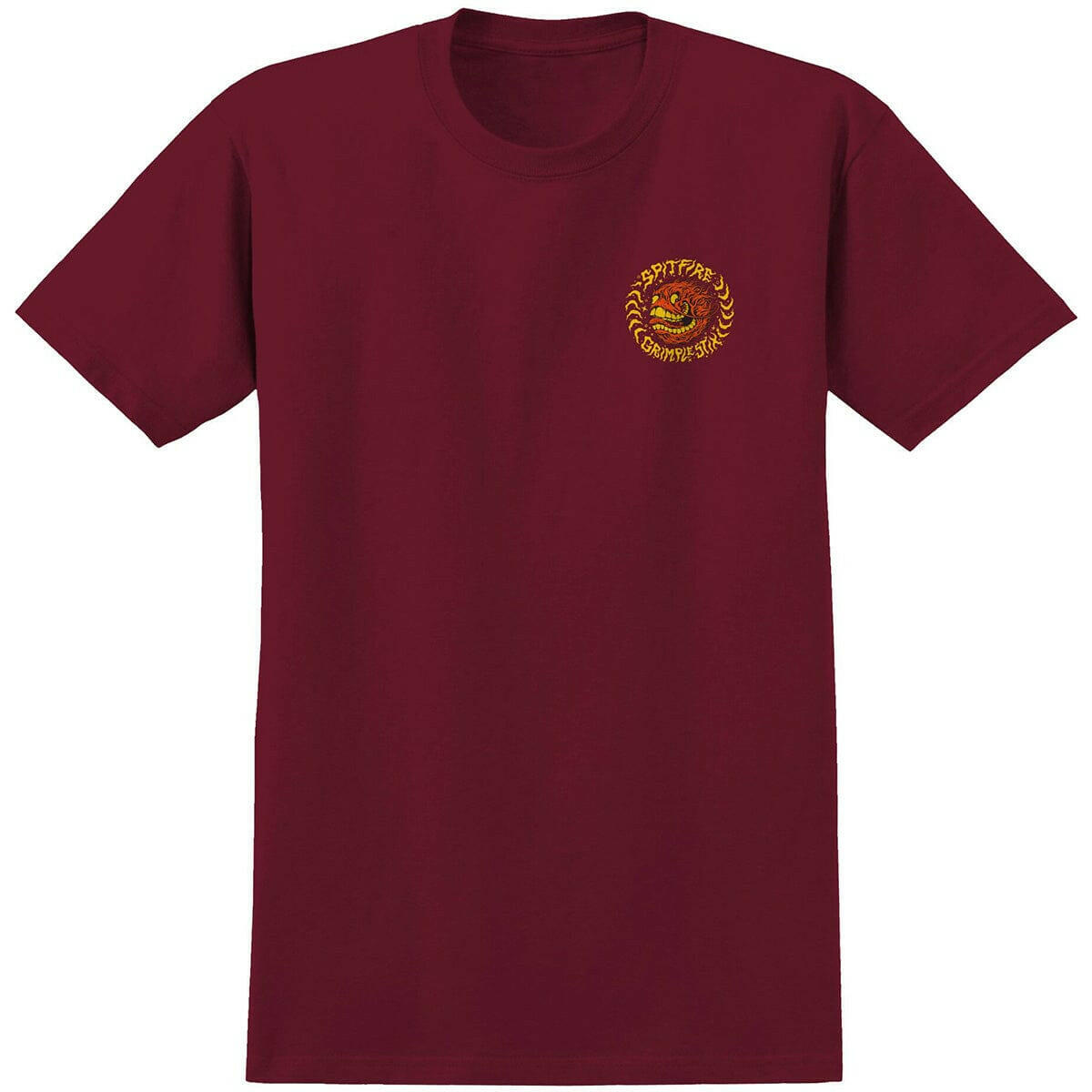 Spitfire - Flying Grimple Tee Burgundy.