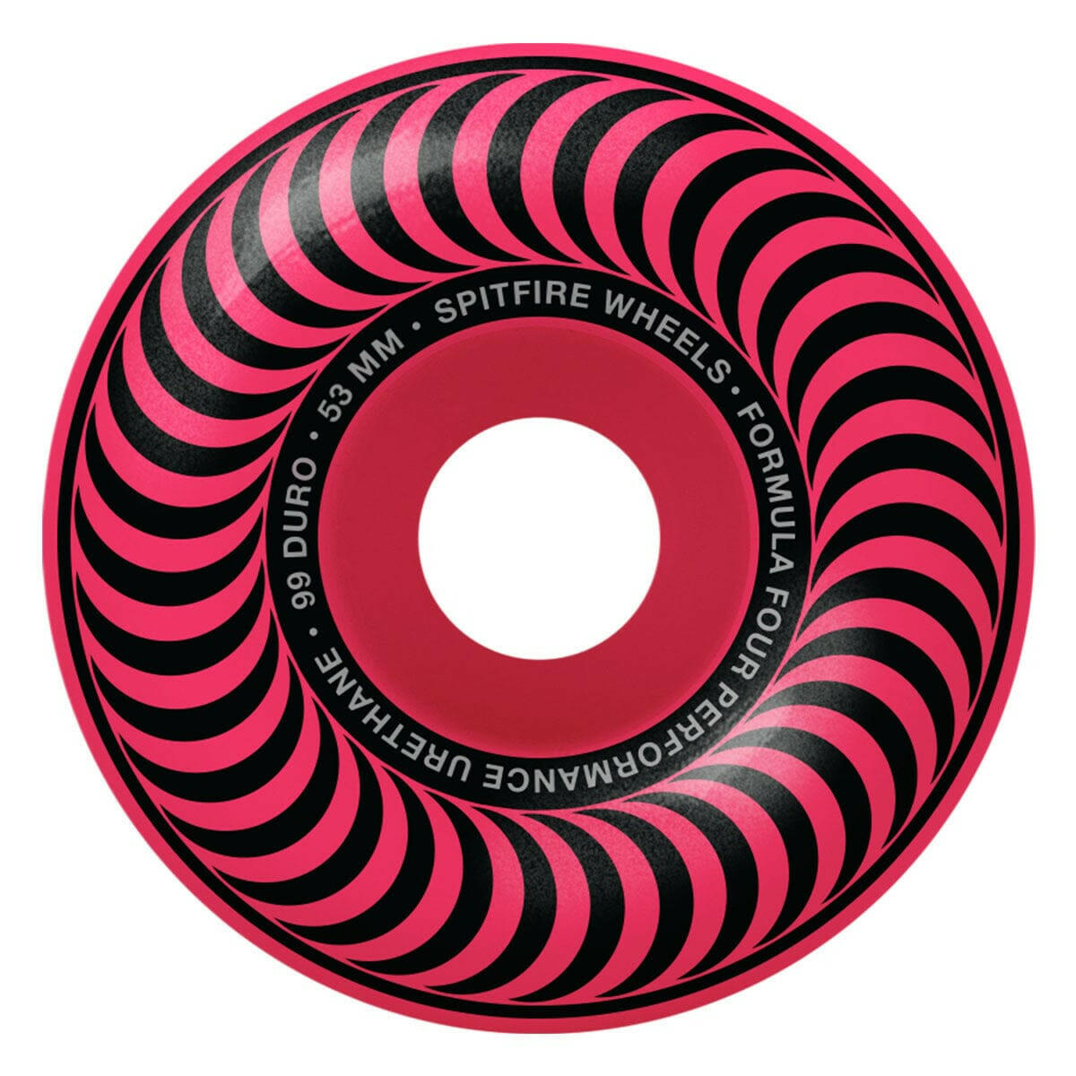 Spitfire - F4 Pink Classic 53MM 99A Skateboard Wheels.