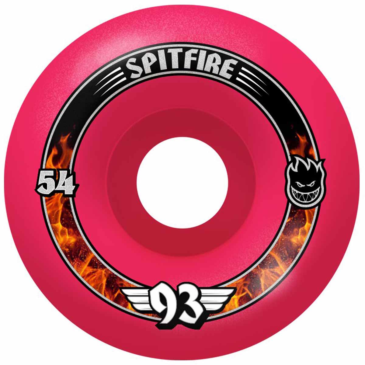 Spitfire - F4 Radials Pink 54MM 93A Skateboard Wheels