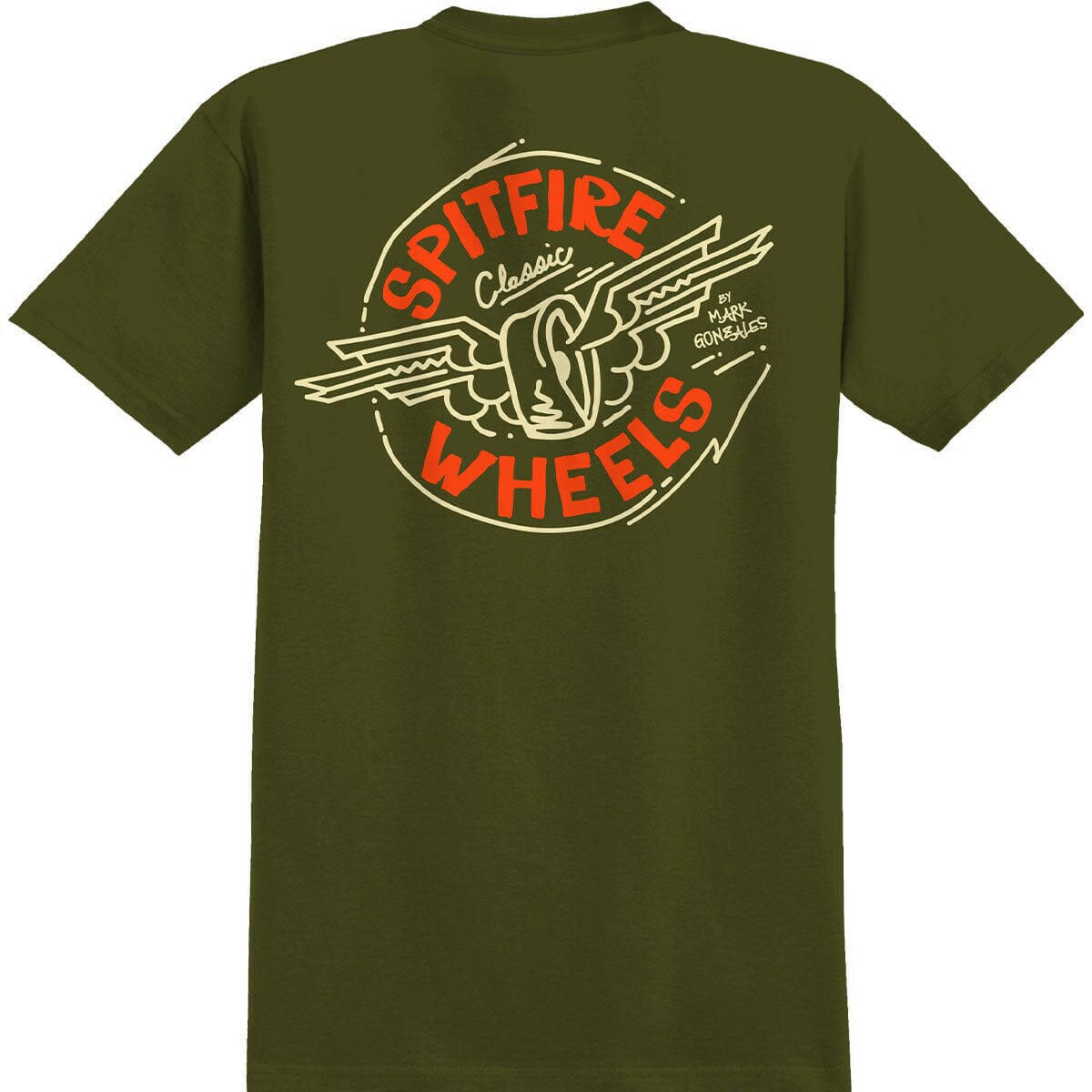 Spitfire - Gonz Flying Classic Tee Military Green.