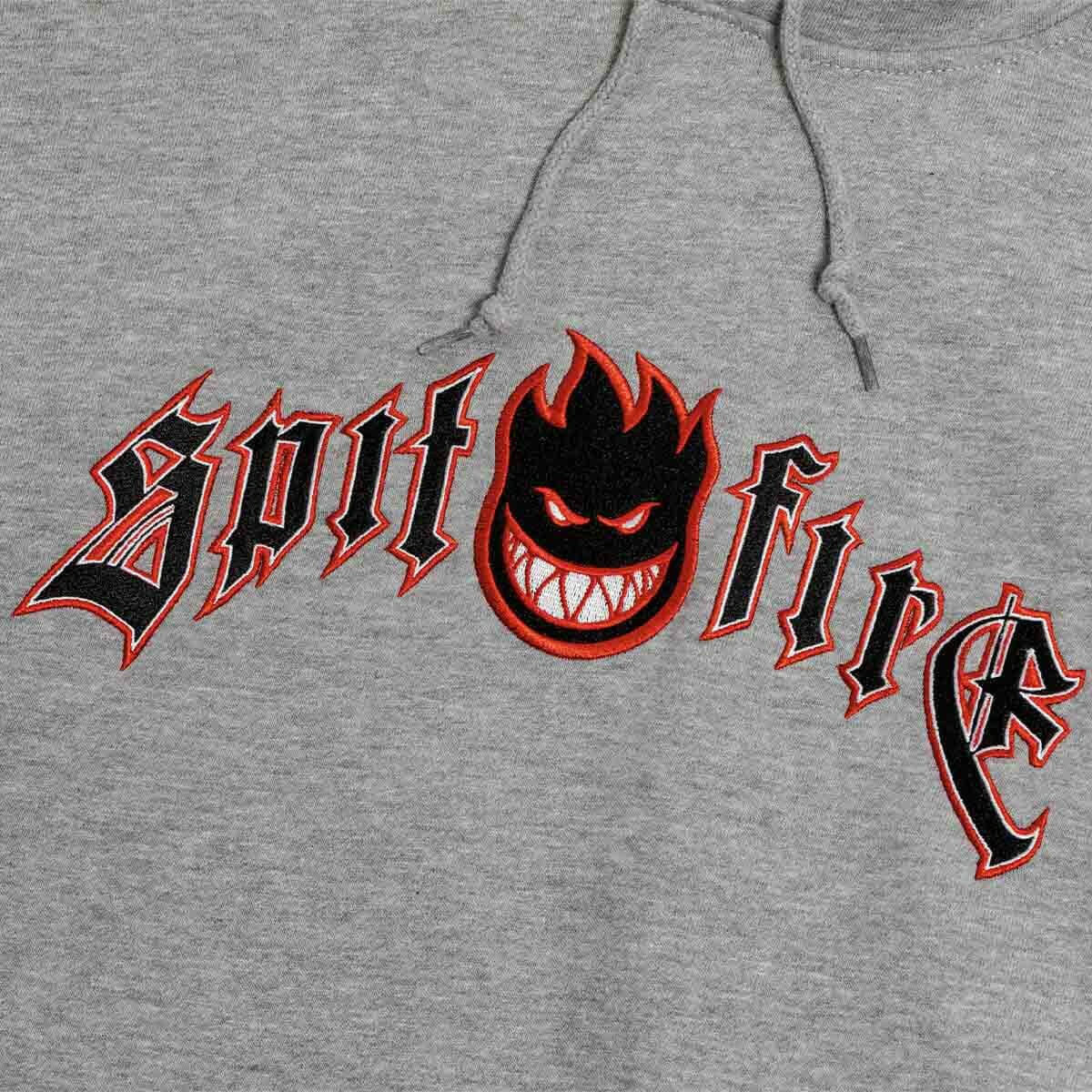Spitfire - Immortal Fire Hoodie Heather Grey.