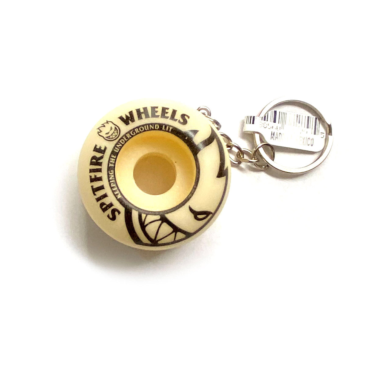Spitfire Wheel Keychain Natural