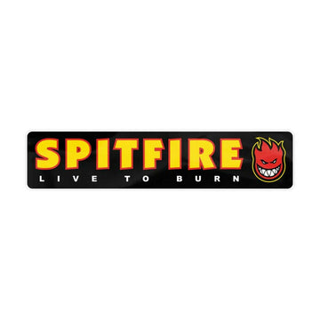 Spitfire - Live Top Burn 6" Sticker.
