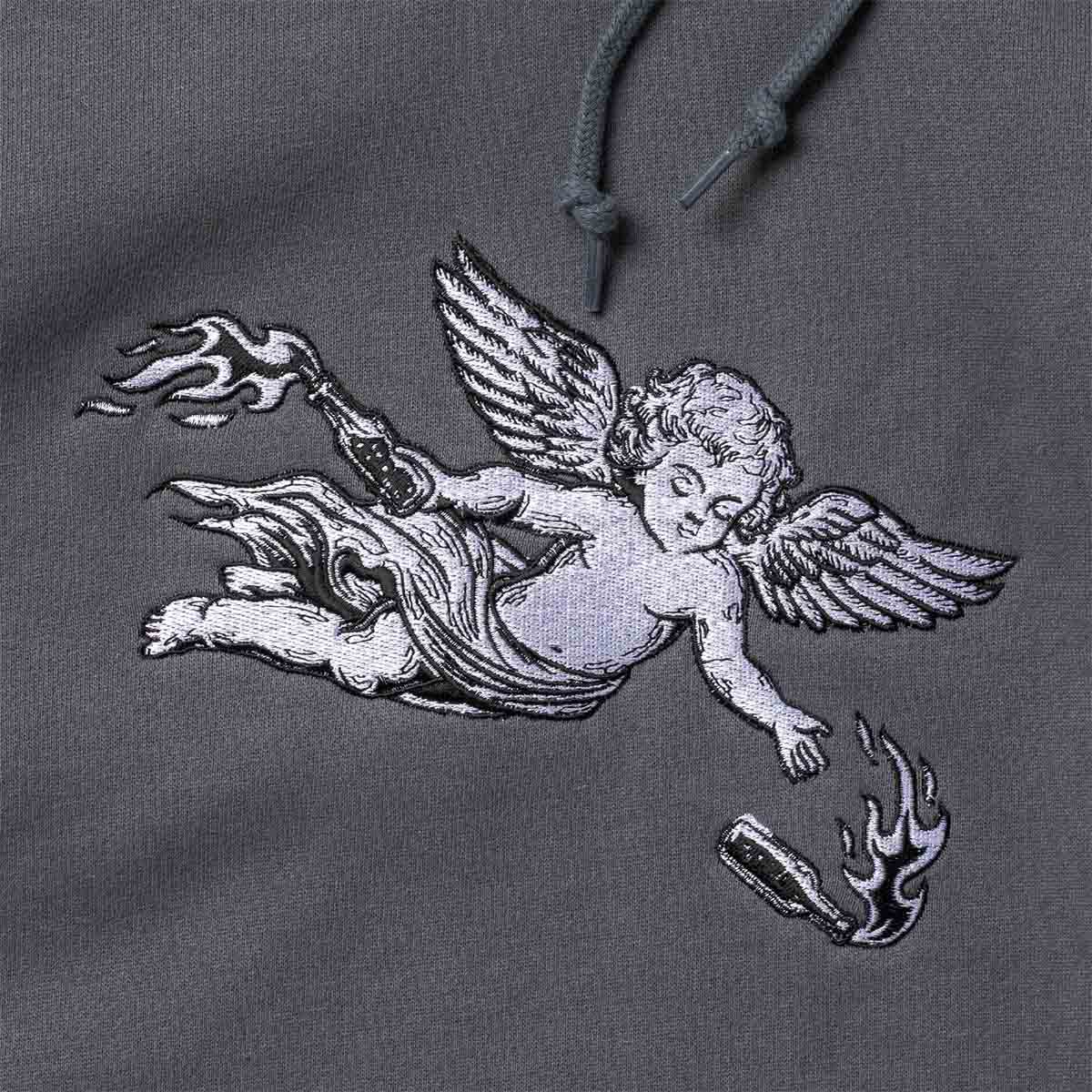 Spitfire Molotov Angel Hoodie Charcoal Detail