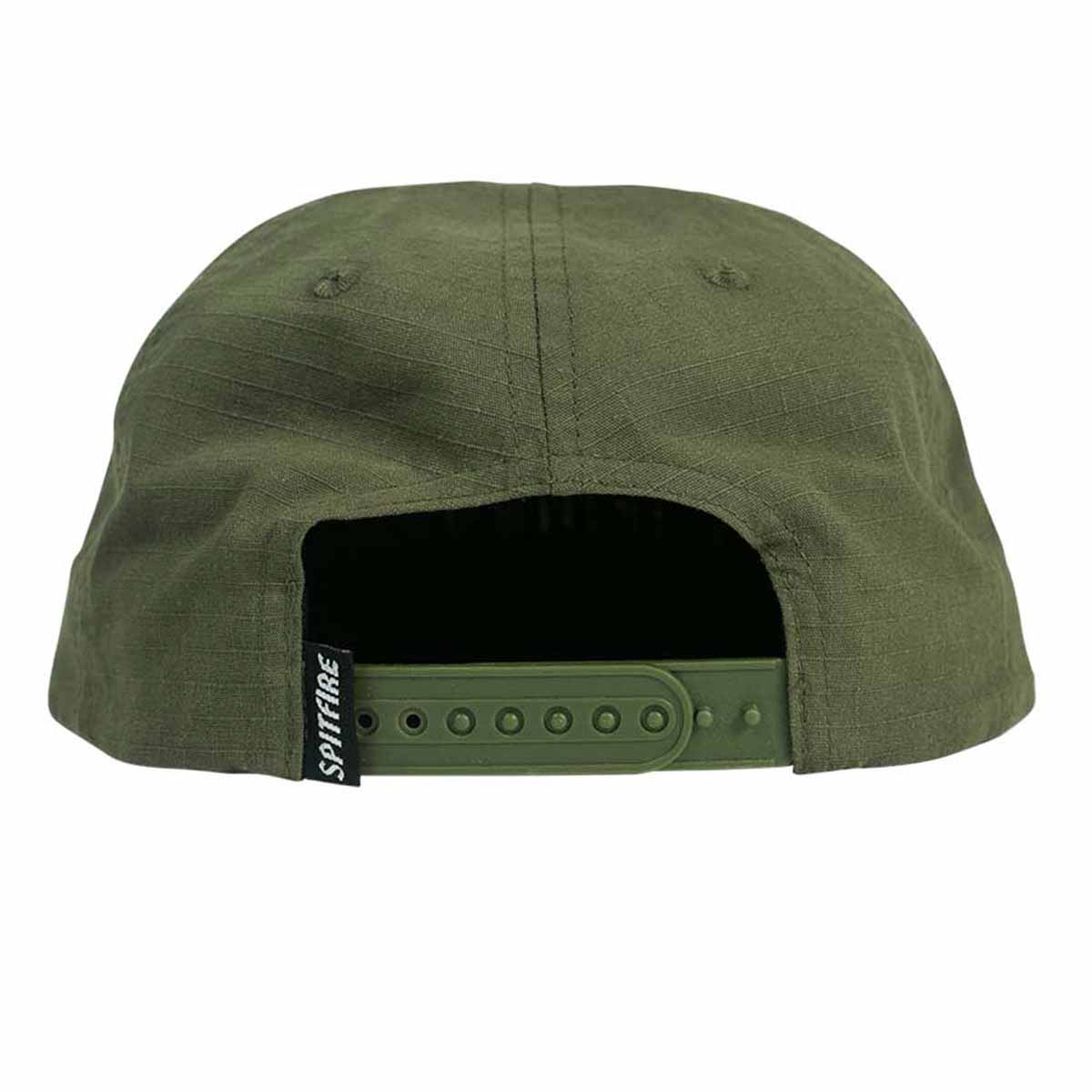 Spitfire Molotov Script Snapback Olive Back
