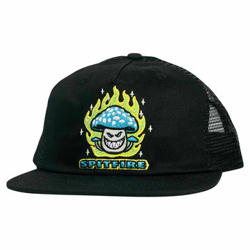 Spitfire Mushroom Bighead Trucker Black Front