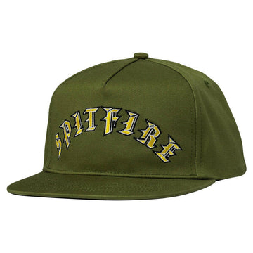 Spitfire - Old E Arch Snapback Olive/Gold.