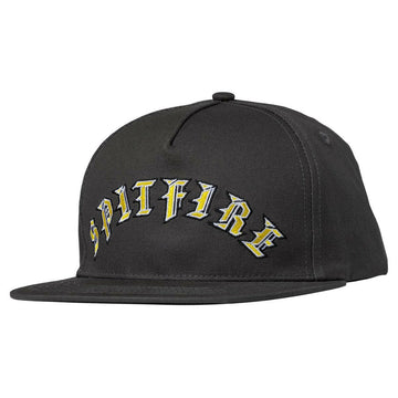 Spitfire - Old E Arch Snapback Charcoal.