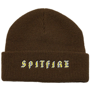 Spitfire - Old E Cuff Beanie Brown.