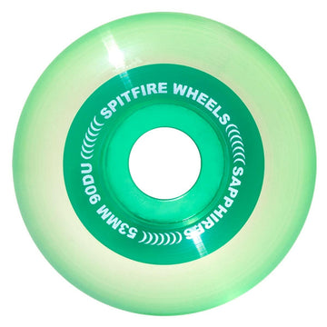 Spitfire - Sapphires Green 53MM 90D Skateboard Wheels.