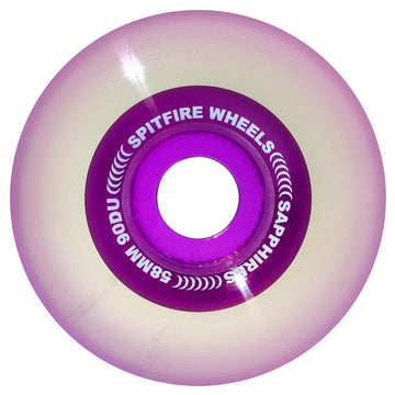 Spitfire - Sapphires Purple 58MM 90D Skateboard Wheels.