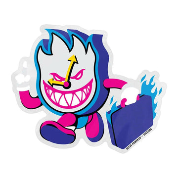 Spitfire - Sci-Fi Fantasy Burning Time 4" Sticker.