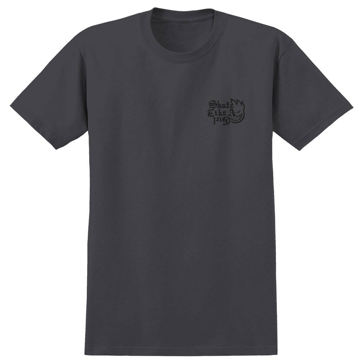 Spitfire - Skate Like A Girl Evolution Tee Charcoal.