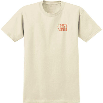 Spitfire - Skate Like A Girl Sessions Roll In Tee Natural.