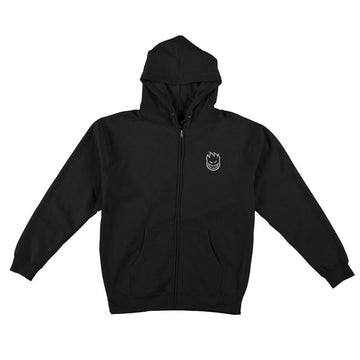 Spitfire - Smoke Classic Zip Hoodie Black.