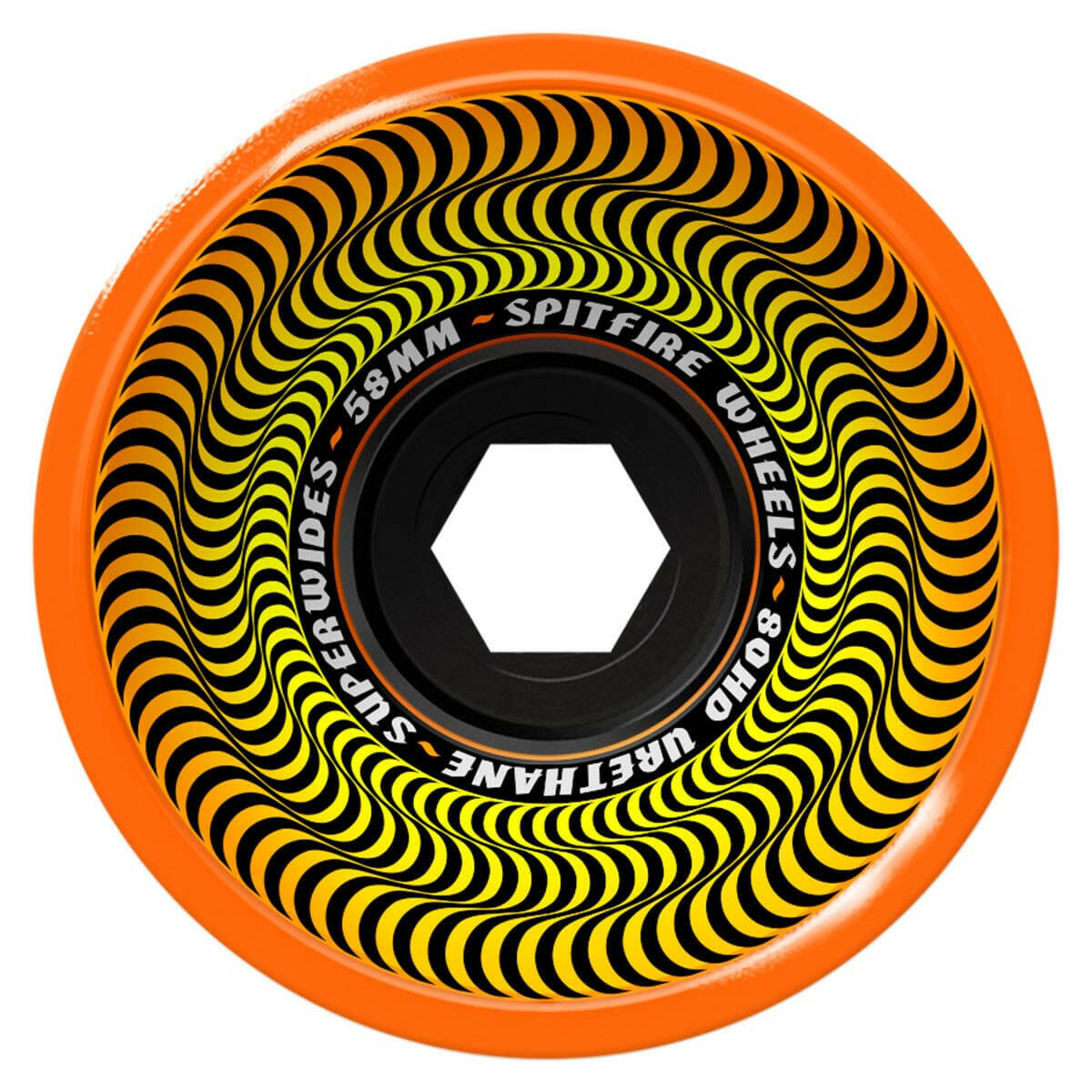 Spitfire - Superwides 58MM 80HD Skateboard Wheels.