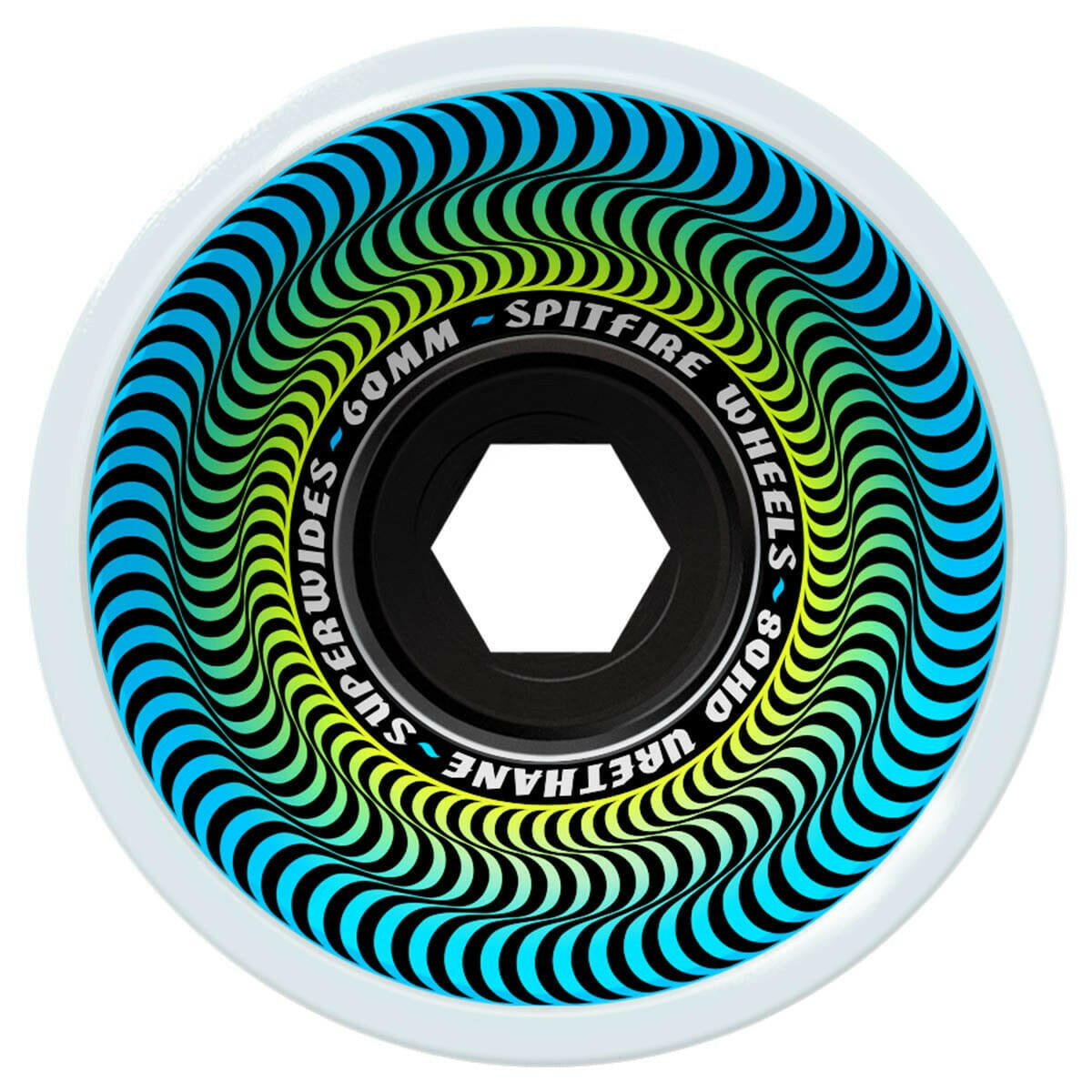 Spitfire Superwides 60mm 80HD Skateboard Wheels