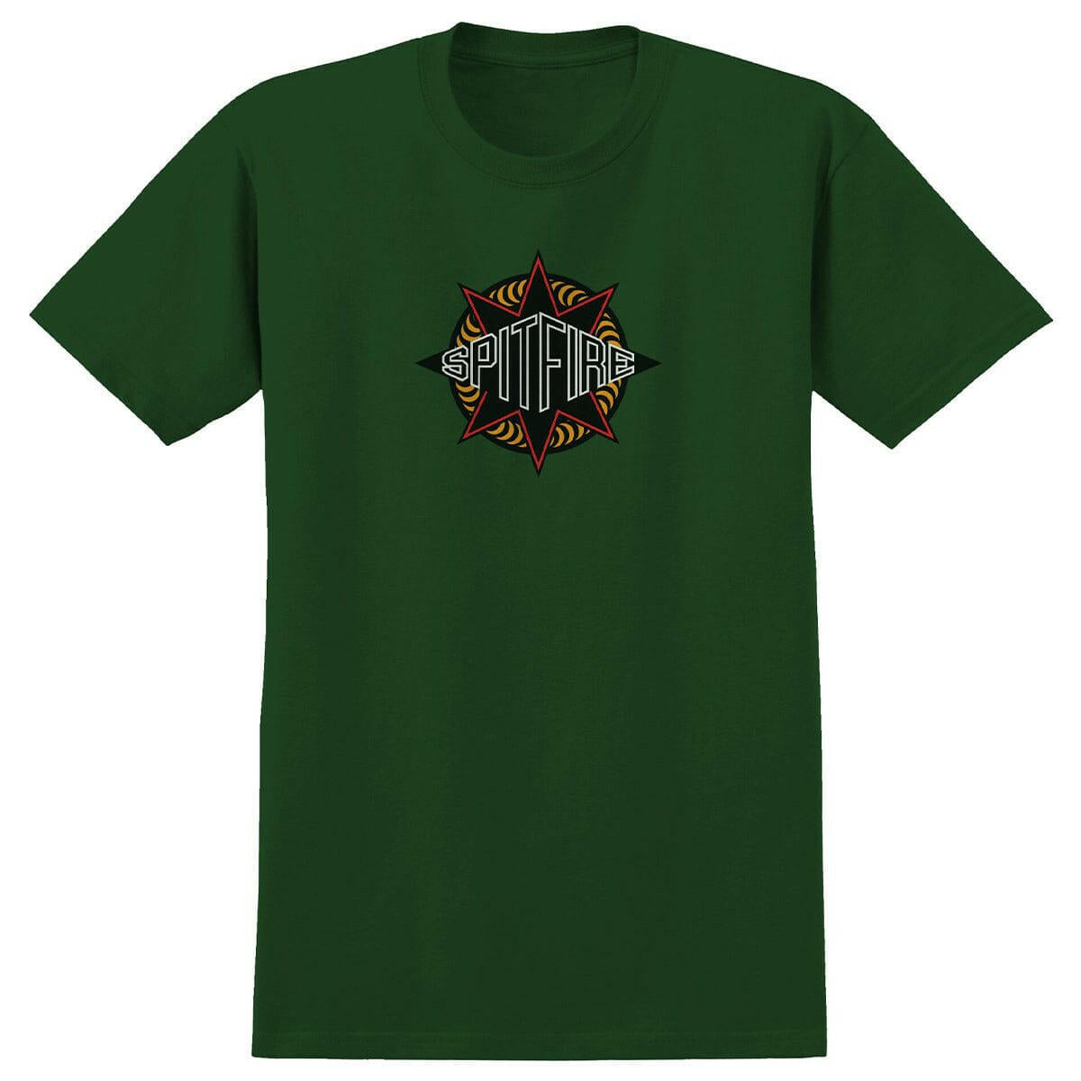 Spitfire - Sure Shot Tee Forest Green.