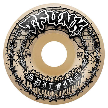 Spitfire F4 T-Funk Raw Radial Full 54MM 97A Skateboard Wheels