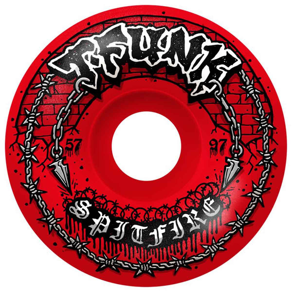 Spitfire F4 T-Funk Raw Radial 57mm 97A | Wheels Australia