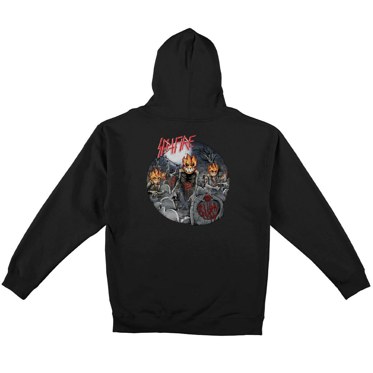 Spitfire - Undead Zip Hoodie Black.
