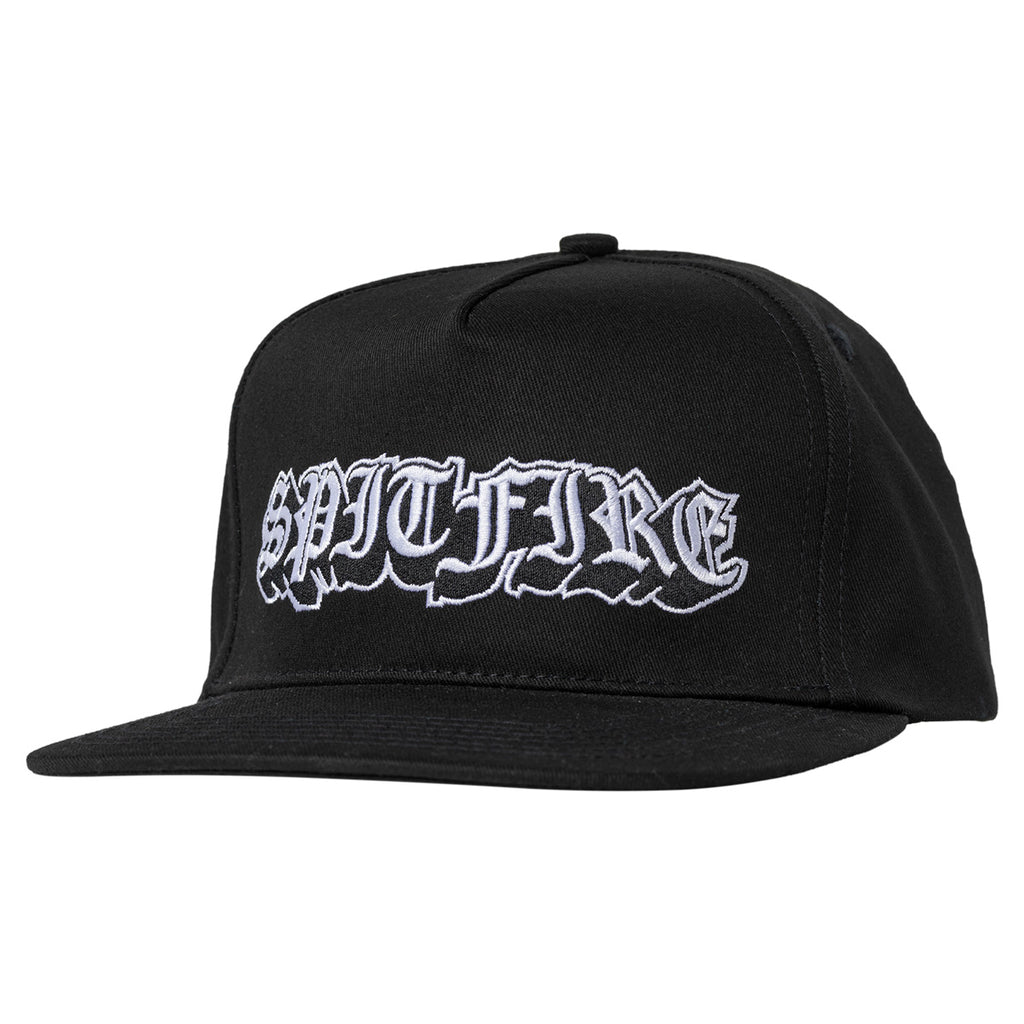 Spitfire Old E Drop Snapback Black White