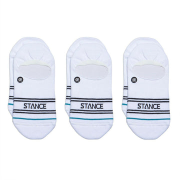 Stance - Basic 3 Pack No Show Socks White.