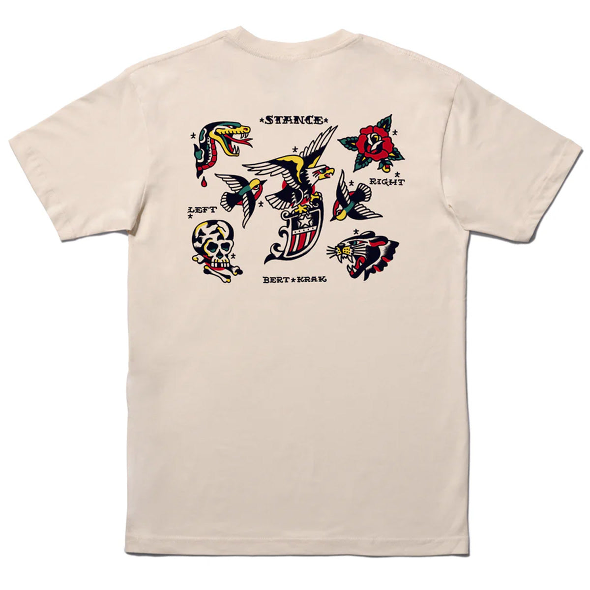 Stance - Bert Krak Flash Tee Canvas.
