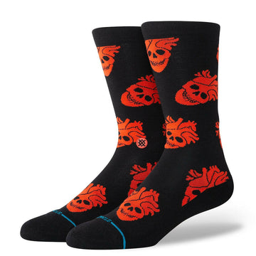 Stance - Strangelove Fallin In Skull Socks Black.
