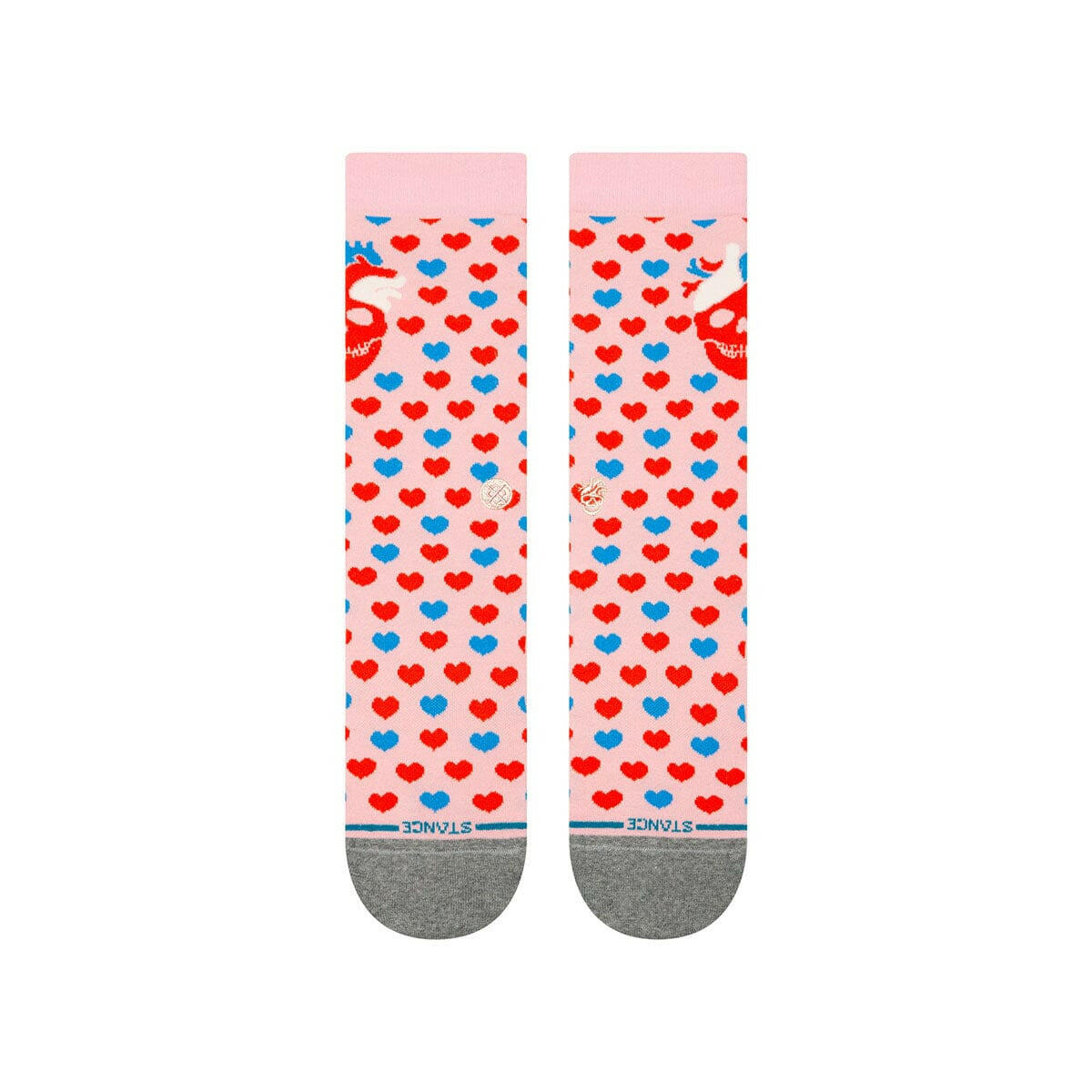 Stance - Strangelove Hearted Socks Pink.