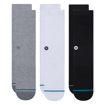 Stance Icon 3 Pack Socks Multi.