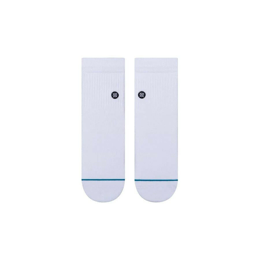 Stance - Icon Quarter Socks White.